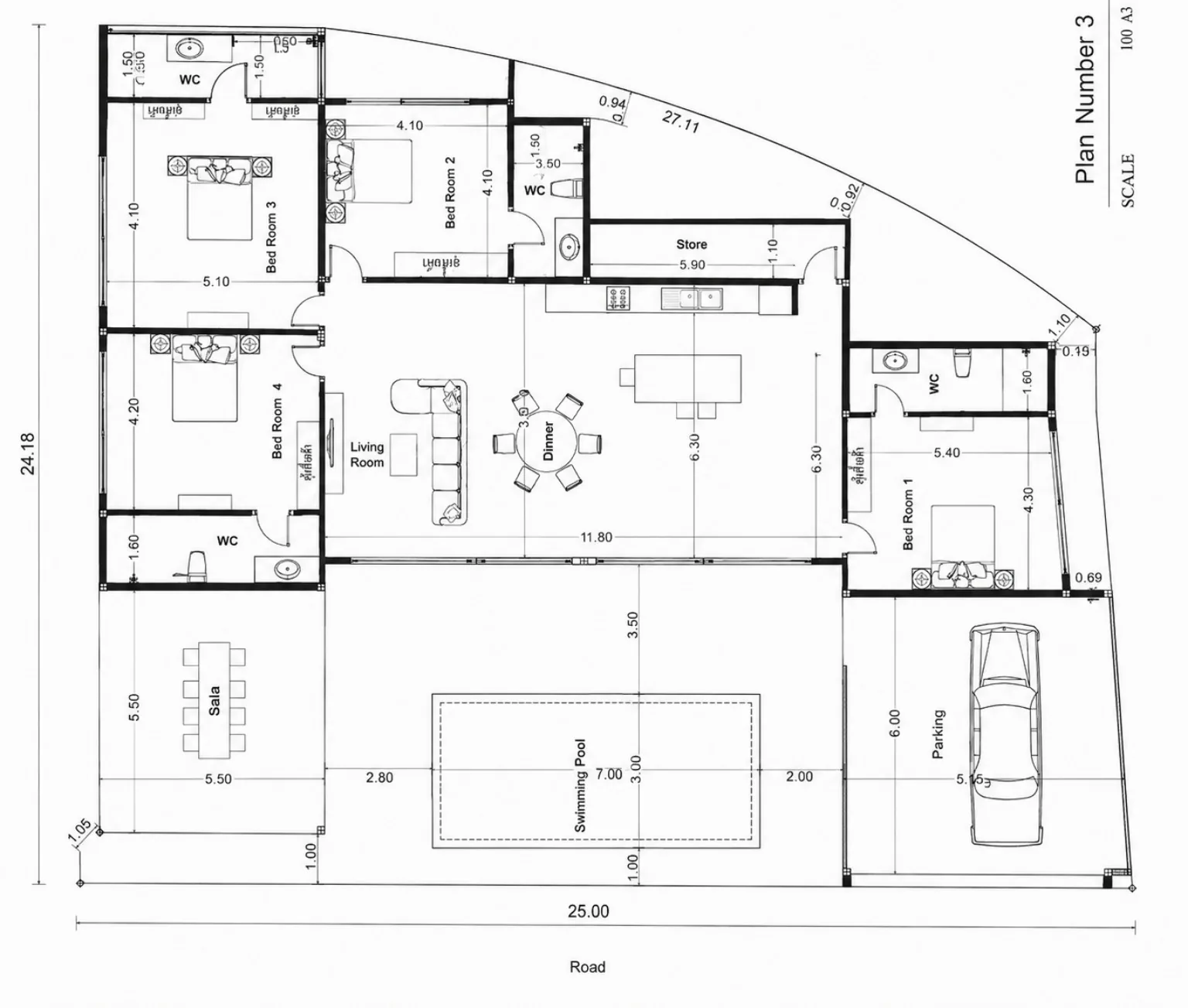 Villa Manon interactive floor plan